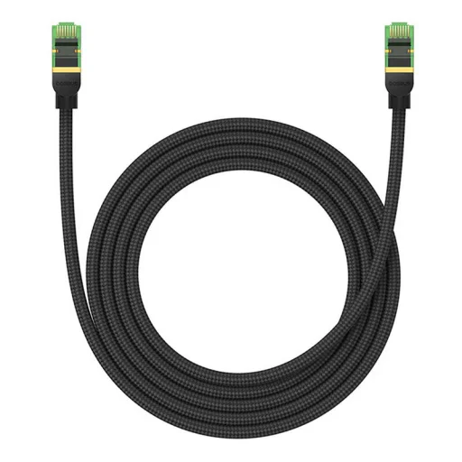 Baseus fonott hálózati kábel cat.8 Ethernet RJ45, 40Gbps, 2m (fekete) - 11
