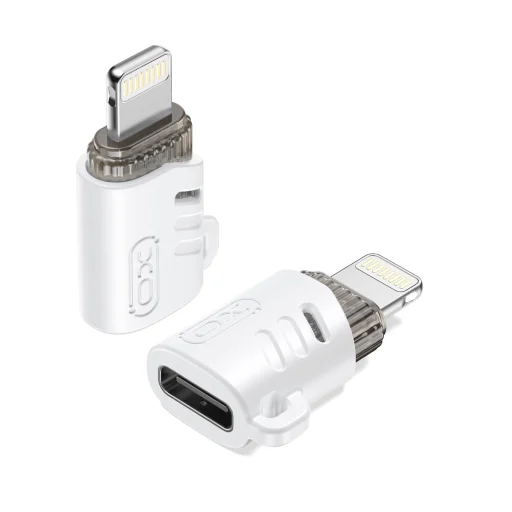XO adapter NB256E USB-C - Lightning fehér - 1
