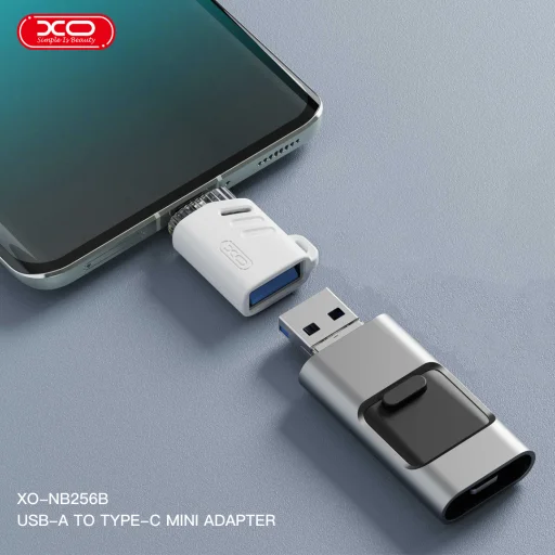 XO adapter NB256B OTG USB - USB-C fehér - 6