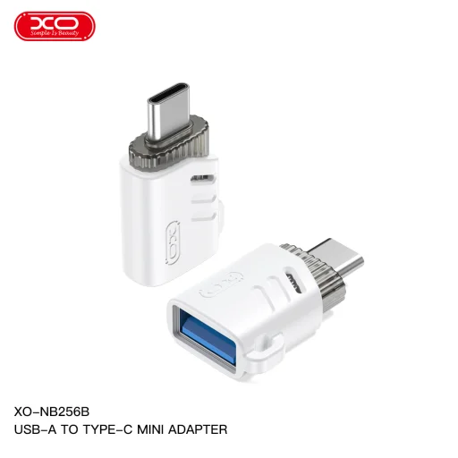 XO adapter NB256B OTG USB - USB-C fehér - 3