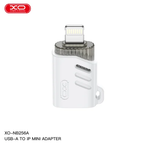 XO adapter NB256A OTG USB - Lightning fehér - 4