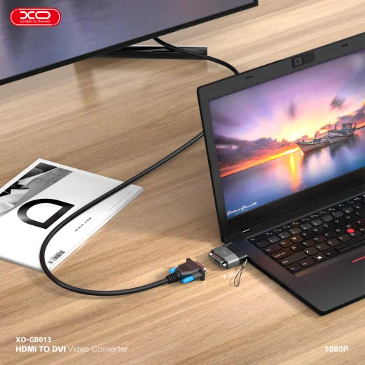 XO adapter GB013 HDMI - DVI szürke - 3