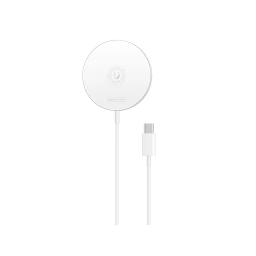 XO vezeték nélküli töltő CX022 mágneses fehér 15W magsafe kompatibilis - 1