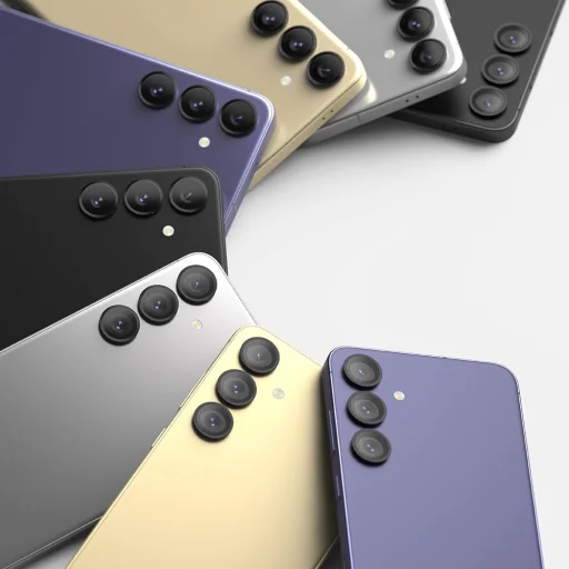 Samsung Galaxy S24 Plus Ringke kameralencsevédő üvegfólia fekete - 3