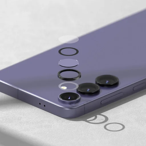 Samsung Galaxy S24 Plus Ringke kameralencsevédő üvegfólia fekete - 4