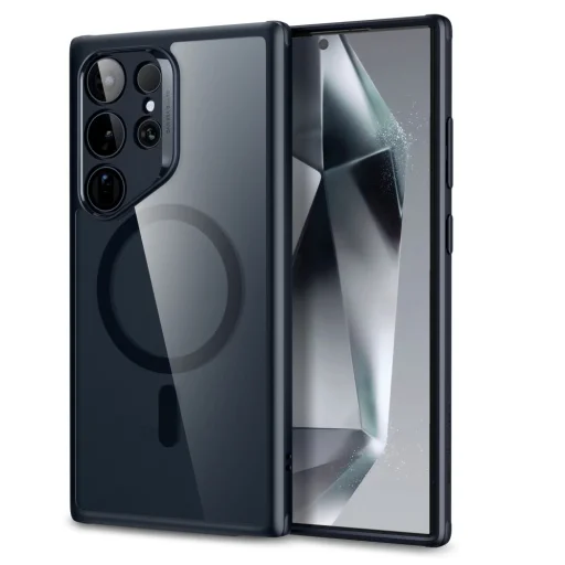 Samsung Galaxy S24 Ultra ESR Air Armor HaloLock MagSafe tok átlátszó/fekete - 2
