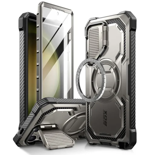  Samsung Galaxy S24 Ultra Titán Szürke I-Blason Armorbox MagSafe tok - 1