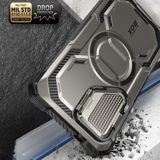  Samsung Galaxy S24 Ultra Titán Szürke I-Blason Armorbox MagSafe tok - 4