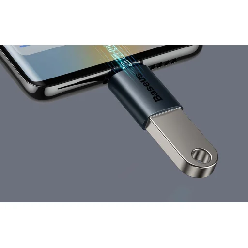 Baseus Ingenuity USB-C – USB-A OTG adapter (kék) - 2