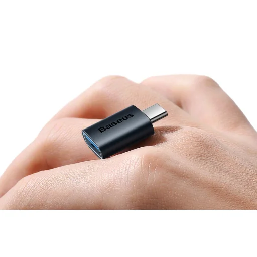 Baseus Ingenuity USB-C – USB-A OTG adapter (kék) - 5