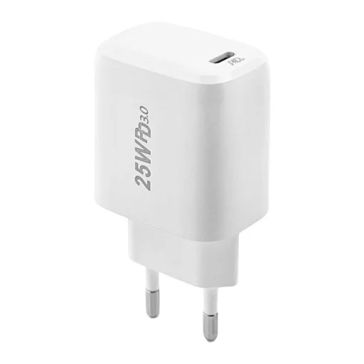 Foneng EU40 USB-C hálózati töltő adapter 25W PD QC 3.0 (fehér) - 1