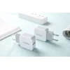 Foneng T210 USB-A hálózati töltő adapter, 2.1A + USB-A - USB-C kábel (fehér) thumbnail