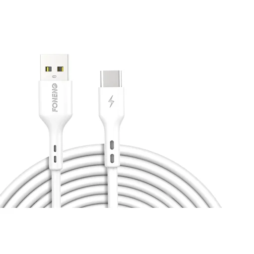 Foneng X36 USB-A - USB-C kábel, 2.4A, 1m (fehér) - 2