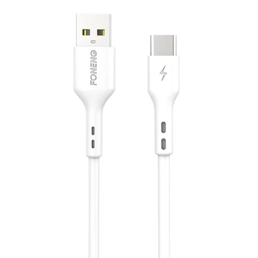 Foneng X36 USB-A - USB-C kábel, 2.4A, 1m (fehér) - 1