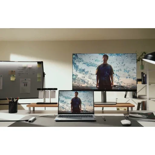 Baseus UltraJoy Series AIR 5-Portos HUB elosztó adapter Type-C - HDMI, 2xUSB3.0, PD 100W, RJ45 (ezüst) - 2