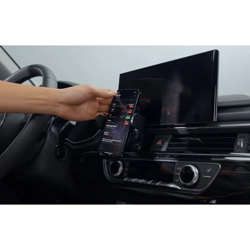 Lisen Dragon Ball szellőzőrácsra rögzíthető autós telefontartó (fekete) - 3