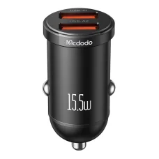 Mcdodo CC-2950 autós szivargyújtós töltő 2x USB-A, 15.5W (fekete)