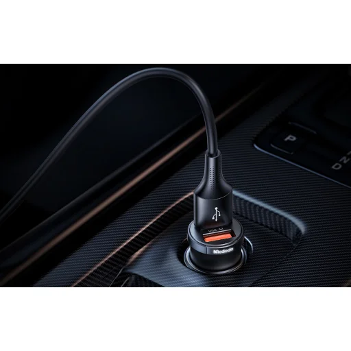 Mcdodo CC-2950 autós szivargyújtós töltő 2x USB-A, 15.5W (fekete) - 3