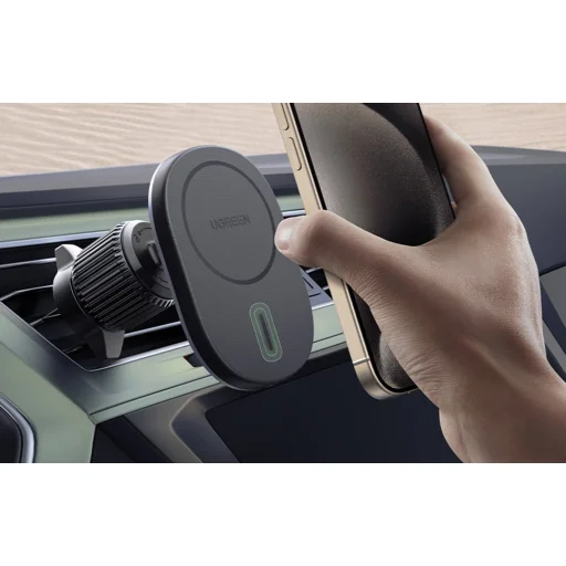 Ugreen W522 mágneses autós vezeték nélküli töltő (fekete) magsafe kompatibilis - 2