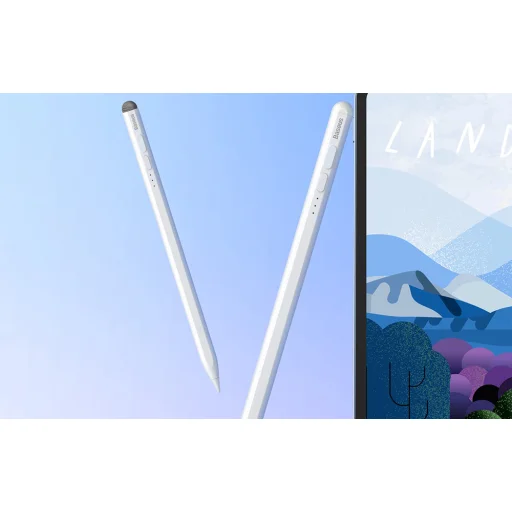 Baseus Smooth Writing 2 Stylus LED indikátorral (fehér) (SXBC060502) - 11