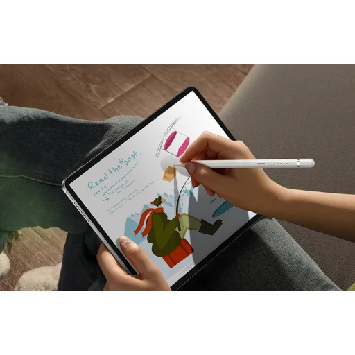 Active stylus Baseus Smooth Writing Series Stylus plug-in USB-C töltéssel (fehér) - 3