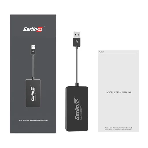 Carlinkit CCPA vezeték nélküli adapter Apple Carplay/Android Auto (fekete) - 2