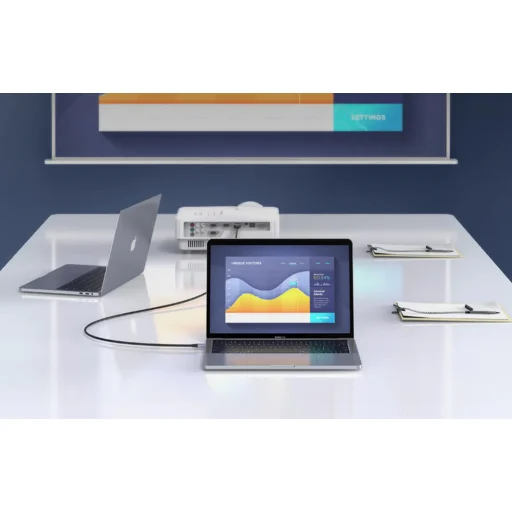 Lention USB-C - DisplayPort kábel 8K60Hz, 1.7m (fekete) - 4