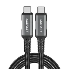 Acefast C1-09 USB-C - USB-C kábel 48W, 1m (fekete-szürke)