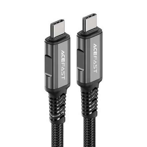 Acefast C1-09 USB-C - USB-C kábel 48W, 1m (fekete-szürke) - 2