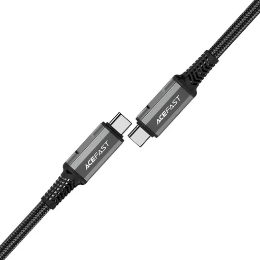 Acefast C1-09 USB-C - USB-C kábel 48W, 1m (fekete-szürke) - 6