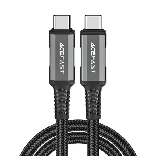 Acefast C1-09 USB-C - USB-C kábel 48W, 1m (fekete-szürke) - 1