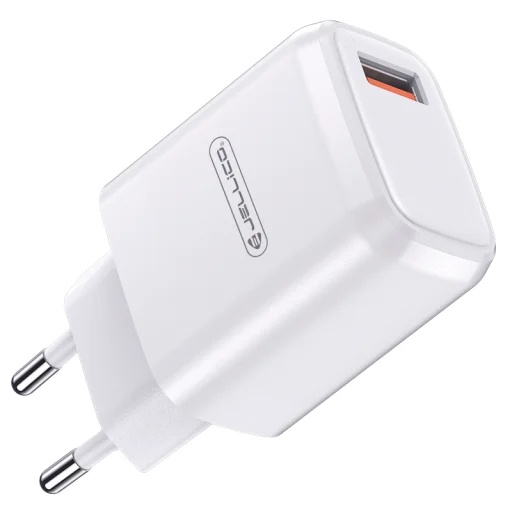 Jellico A77 hálózati töltő adapter 18W USB QC3.0 fehér - 1