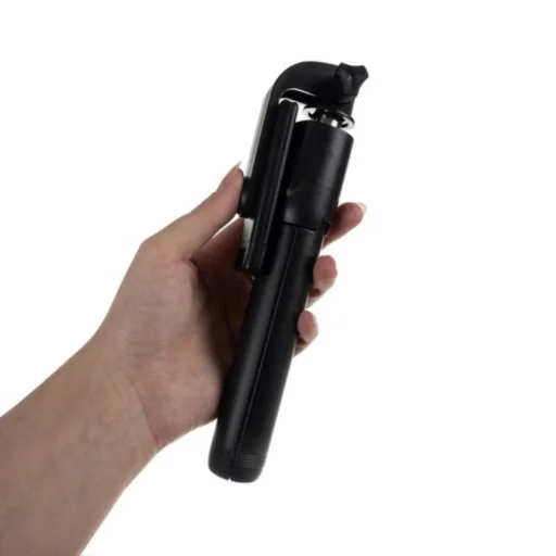 Selfie stick / 2 az 1-ben állvány Bluetooth és távirányítóval, fekete - 4