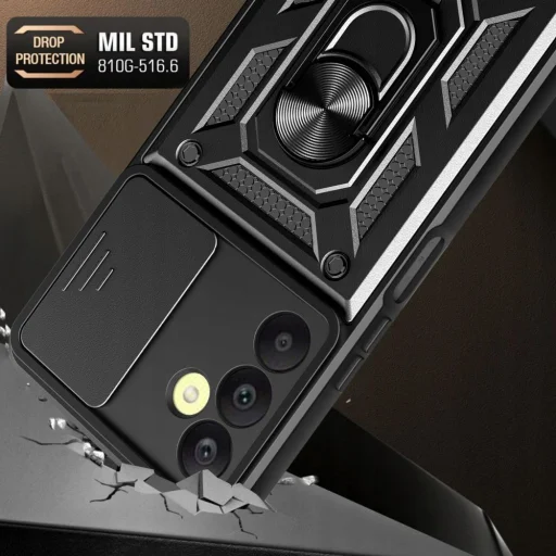 Samsung Galaxy A15 4G/5G Nexeri CamShield Pro tok fekete - 4