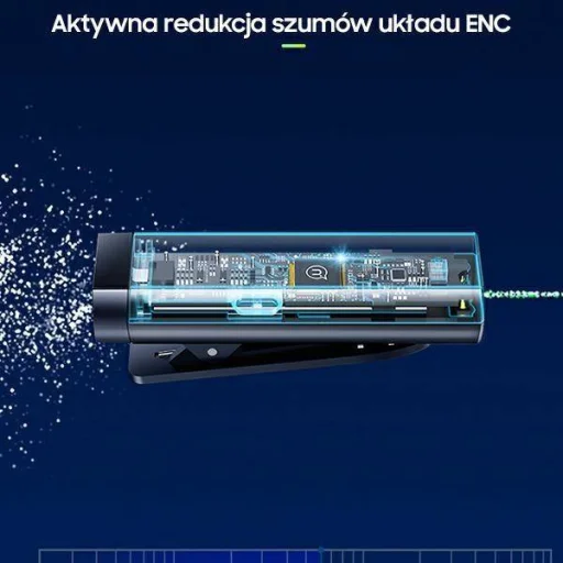 USAMS ENC 2.4G vezeték nélküli Lavalier mikrofon Lightning ZB244MKF01 (US-ZB244) - 4
