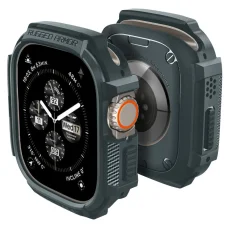 Apple Ultra 1/2 (49mm) Spigen Rugged Armor tok Abyss zöld