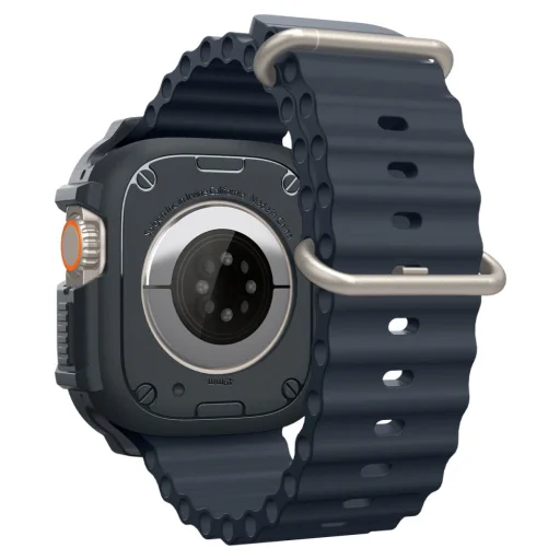 Apple Ultra 1/2 (49mm) Spigen Rugged Armor tok sötét szürke - 8