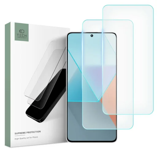 Xiaomi Redmi Note 13/13 Pro/4G/5G/14S Tech-Protect Supreme kijelzővédő üvegfólia - 1