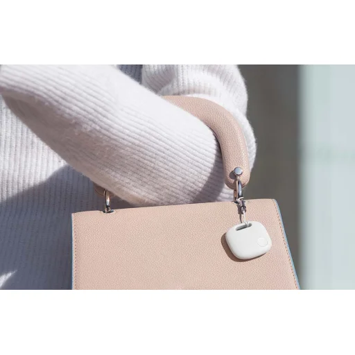 Baseus T2Pro Bluetooth nyomkövető zsinórral (fehér) - 4