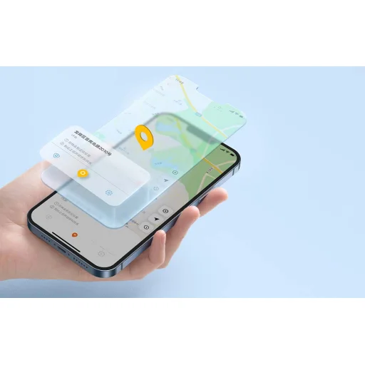 Baseus T2Pro Bluetooth nyomkövető zsinórral (fehér) - 2