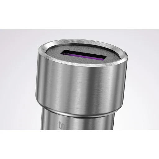 Vipfan C07 autós szivargyújtós töltő USB-A, 5A (ezüst) - 3