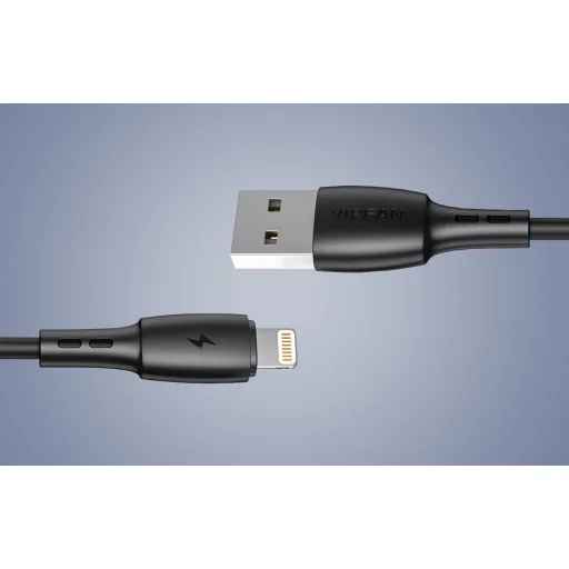 Vipfan Racing X05 USB-A - Lightning kábel 3A, 1m (fekete) - 2