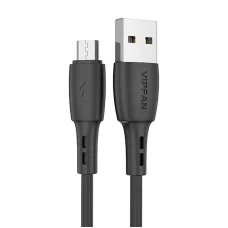 Vipfan Racing X05 USB-A - Micro USB kábel 3A, 1m (fekete)