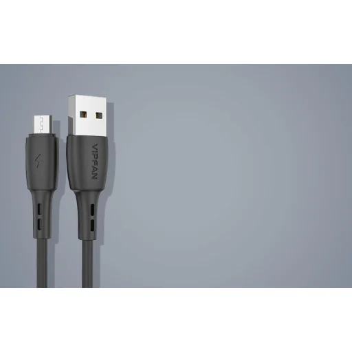 Vipfan Racing X05 USB-A - Micro USB kábel 3A, 1m (fekete) - 2