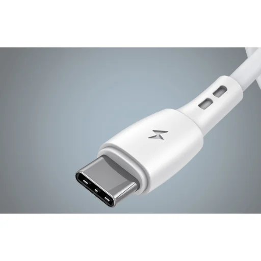 Vipfan Racing X05 USB-A - USB-C kábel 3A, 3m (fehér) - 8