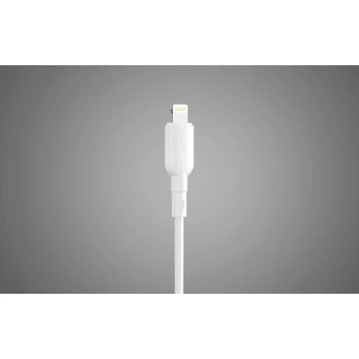 Vipfan Colorful X11 USB-A - Lightning kábel 3A, 1m (fehér) - 3