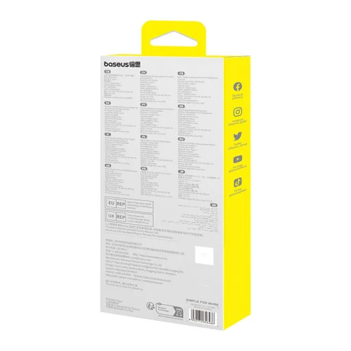 Baseus UltraJoy 7 az 1-ben USB-C HUB elosztó adapter USB-C - HDMI, 3xUSB 3.0, PD, SD/microSD (szürke) - 8