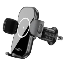 Jellico W6 autós telefontartó vezeték nélküli töltéssel 15W szellőzőnyílásra fekete