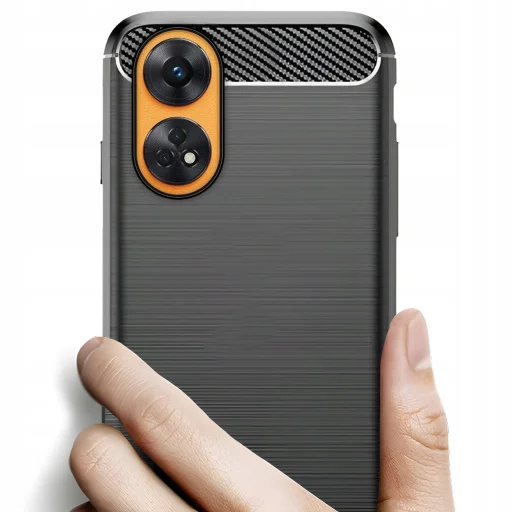 Oppo Reno 8T Nexeri Carbon Armored tok fekete - 6