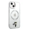  iPhone 15 Karl Lagerfeld IML Karl és Choupette NFT MagSafe kompatibilis átlátszó tok (KLHMP15SHNKCIT) - 7